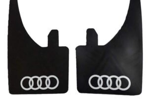 High Quality Set of 2 universal Mudflaps & fittings for A4 A6 A5 A3 Q5 Q7 Cars & 4X4 - LK Auto Factors