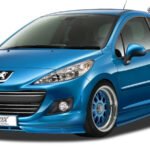 LK Performance RDX Front Spoiler PEUGEOT 207 / 207CC Facelift 2009+ - LK Auto Factors