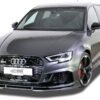 LK Performance front spoiler VARIO-X AUDI RS3 8V 2017+ front lip front attachment front spoiler lip - LK Auto Factors