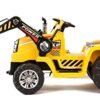 Kids 12v Electric / Battery Ride on Tractor / Digger Yellow - LK Auto Factors