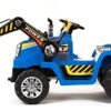 Kids 12v Electric Ride on Tractor With Front Loader Blue - LK Auto Factors