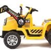Kids 12v Electric / Battery Ride on Tractor / Digger Yellow - LK Auto Factors