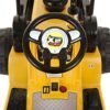Kids 12v Electric / Battery Ride on Tractor / Digger Yellow - LK Auto Factors