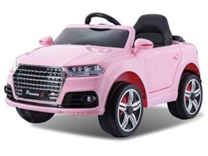 AUDI Q7 Style Ride on Car 12v Pink with Parental Remote Control (With Personalised Number Plate) - LK Auto Factors