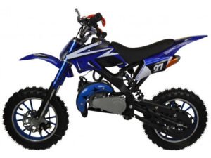 LK Performance 50CC PETROL MINI KIDS DIRT MOTORBIKE - Blue - LK Auto Factors