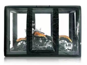 Free Standing iBikeCover Indoor/Outdoor inflatable Motorcycle Capsule With Integrated Fan - LK Auto Factors