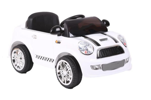 Kids Battery Powered Electric Ride On MINI Style Toy Car with Parental Remote Control (Model: S6088) (WHITE) - LK Auto Factors