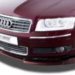 LK Performance front spoiler VARIO-X AUDI A8 D3 / 4E -2005 (all, incl. W12 or S8) front lip front attachment front spoiler lip - LK Auto Factors