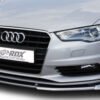 LK Performance Front spoiler VARIO-X AUDI A3 8V, 8VA Sportback, 8VS sedan, 8V7 Cabrio front lip - LK Auto Factors