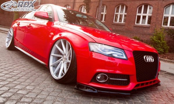 LK Performance front spoiler VARIO-X AUDI A4 B8 / B81 front lip front attachment front spoiler lip - LK Auto Factors