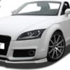 LK Performance front spoiler VARIO-X AUDI TT 8J -2010 (S-Line front bumper) front lip front attachment front spoiler lip - LK Auto Factors