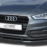 LK Performance front spoiler VARIO-X AUDI A3 8V, 8VA Sportback, 8VS Sedan, 8V7 Cabrio S-Line / S3 (S-Line or S3 front bumper) Front lip Front attachment Front spoiler lip - LK Auto Factors