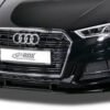LK Performance Front spoiler VARIO-X AUDI A3 8V, 8VA Sportback, 8VS Sedan, 8V7 Cabrio S-Line & S3 (facelift 2016+) front lip front attachment front spoiler lip - LK Auto Factors
