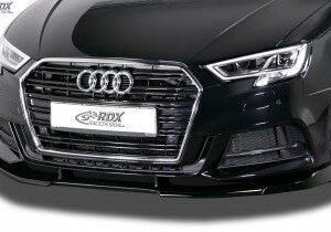 LK Performance Front spoiler VARIO-X AUDI A3 8V, 8VA Sportback, 8VS Sedan, 8V7 Cabrio S-Line & S3 (facelift 2016+) front lip front attachment front spoiler lip - LK Auto Factors