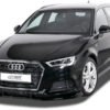 LK Performance Front spoiler VARIO-X AUDI A3 8V, 8VA Sportback, 8VS Sedan, 8V7 Cabrio S-Line & S3 (facelift 2016+) front lip front attachment front spoiler lip - LK Auto Factors
