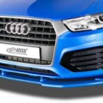 LK Performance front spoiler VARIO-X AUDI Q3 8U S-Line (2014-2018) front lip front attachment front spoiler lip - LK Auto Factors
