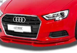 LK Performance front spoiler VARIO-X AUDI A3 8V7 Cabrio (facelift 2016+) front lip front attachment front spoiler lip - LK Auto Factors