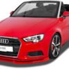 LK Performance front spoiler VARIO-X AUDI A3 8V7 Cabrio (facelift 2016+) front lip front attachment front spoiler lip - LK Auto Factors