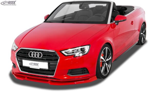 LK Performance front spoiler VARIO-X AUDI A3 8V7 Cabrio (facelift 2016+) front lip front attachment front spoiler lip - LK Auto Factors