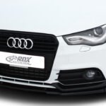 LK Performance Front Spoiler VARIO-X AUDI A1 8X & A1 8XA Sportback (-01/2015, Competition Frontbumper) Front Lip Splitter - LK Auto Factors