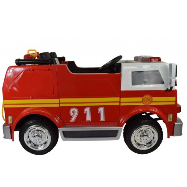 Big 2 Seats Hand Painted Electric Kids Ride On Toy Fire Engine - LK Auto Factors