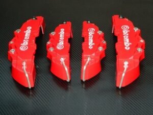 Authentic Brembo RED Brake Caliper Covers Kit - LK Auto Factors