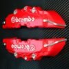 Authentic Brembo RED Brake Caliper Covers Kit - LK Auto Factors