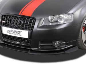 LK Performance Front Spoiler VARIO-X AUDI A3 8P (2006-2008) S-Line / A3 Sportback -2008 S-Line Front Lip Splitter - LK Auto Factors