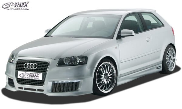 LK Performance Front bumper AUDI A3 8P "SingleFrame" Design 2 (2/3-doors) (2003-2005) without headlamp wash system - LK Auto Factors