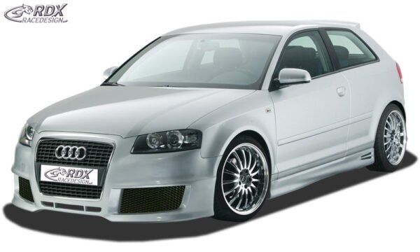 LK Performance Front bumper AUDI A3 8P "SingleFrame" Design 2 (2/3-doors) (2003-2005) without headlamp wash system - LK Auto Factors