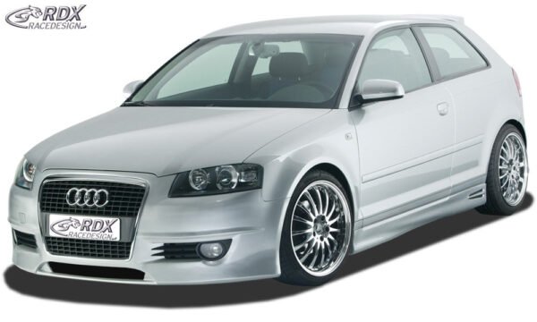 LK Performance RDX Front bumper AUDI A3-8P "SingleFrame" Design 1 (2/3-doors) (2003-2005) without headlamp wash system - LK Auto Factors