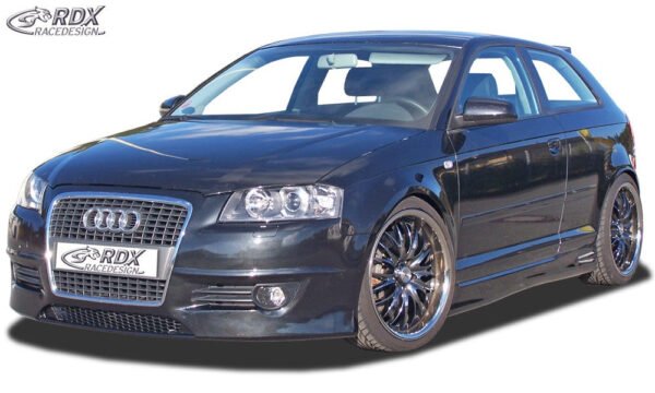 LK Performance RDX Front bumper AUDI A3-8P "SingleFrame" Design 1 (2/3-doors) (2003-2005) without headlamp wash system - LK Auto Factors