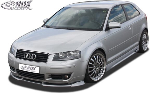 LK Performance Front Spoiler VARIO-X AUDI A3 8P 2003-2005 Front Lip Splitter - LK Auto Factors