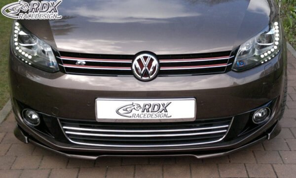 LK Performance Front Spoiler VARIO-X VW Touran 2011+ / Caddy Front Lip Splitter - LK Auto Factors